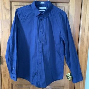 Calvin Klein Blue Dress Shirt